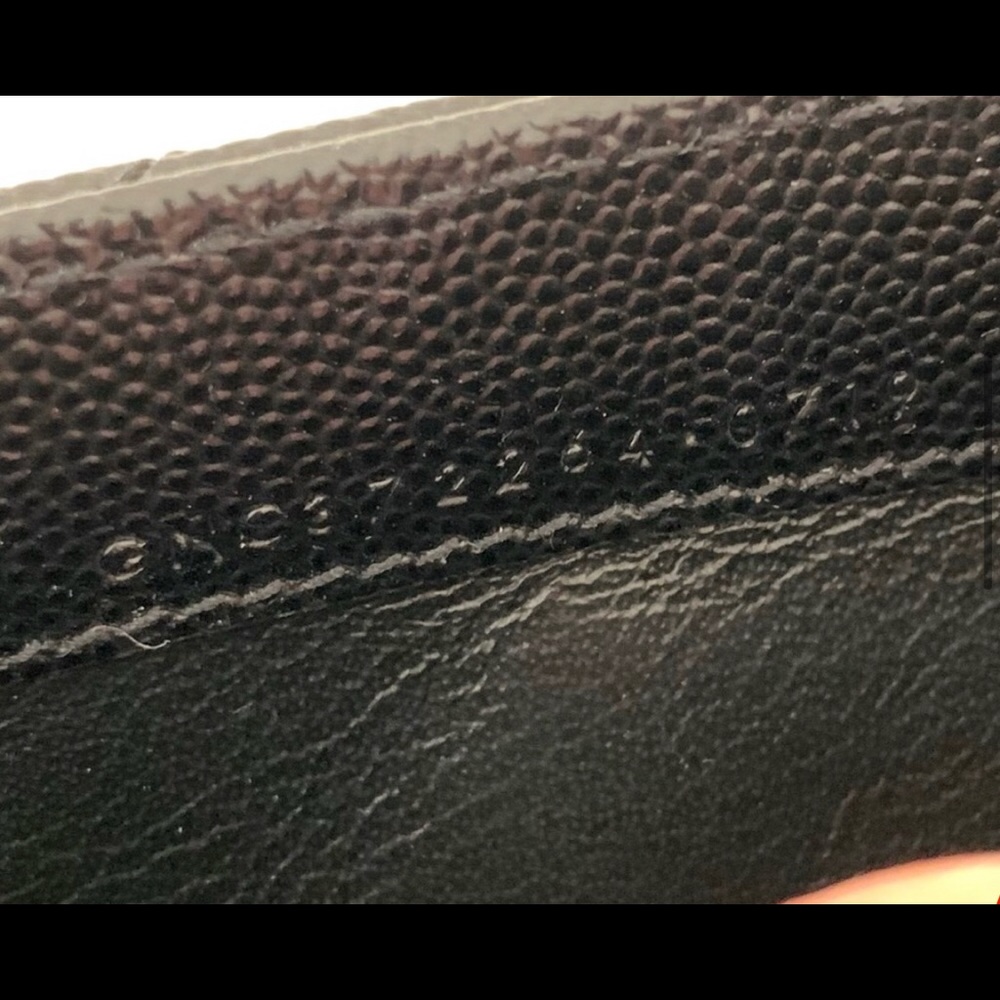 YSL Large Grain de Poudre Leather Flap Wallet - Picture 5 of 12